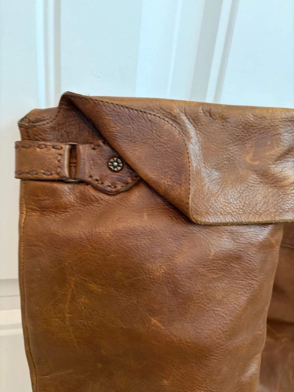 Frye Shirley 77739 Cognac Leather Over the Knee Riding Boots Women's Size 7.5 B